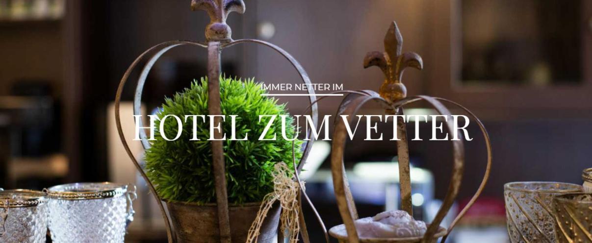 Hotel Zum Vetter Finsterwalde Exterior foto